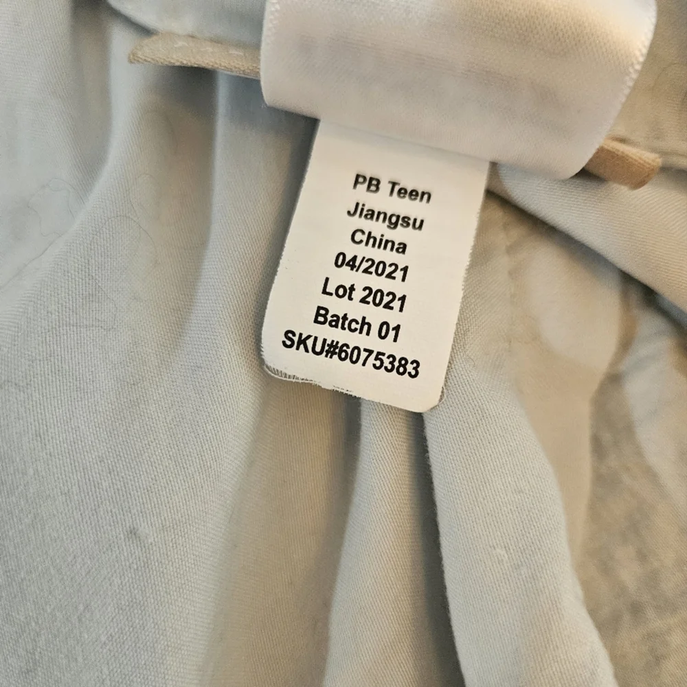 Pottery Barn Teen Pale Gray Quilted Standard Sham Ruffles Set of 2
